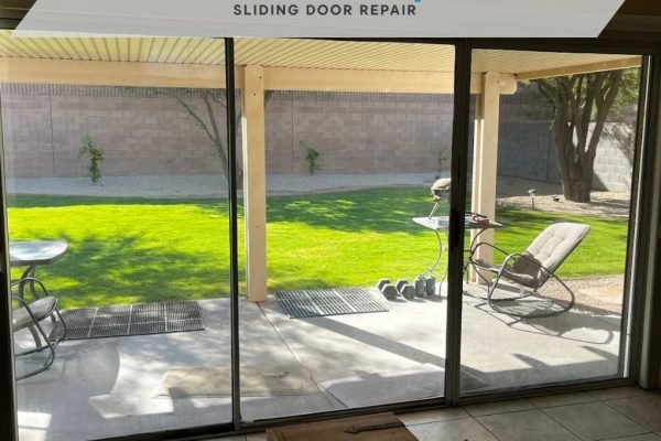 Sliding glass door repair