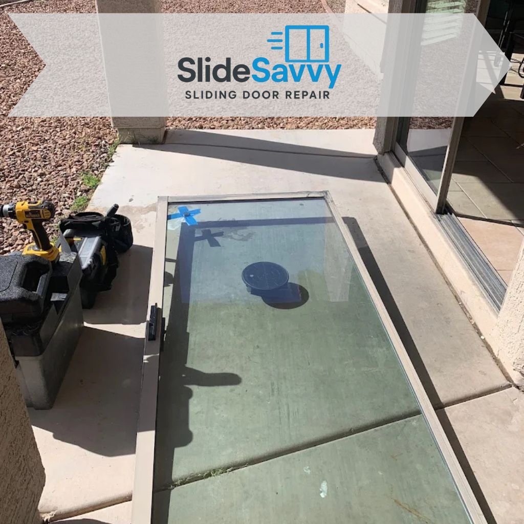 Sliding Door Handle Replacement glass door roller install