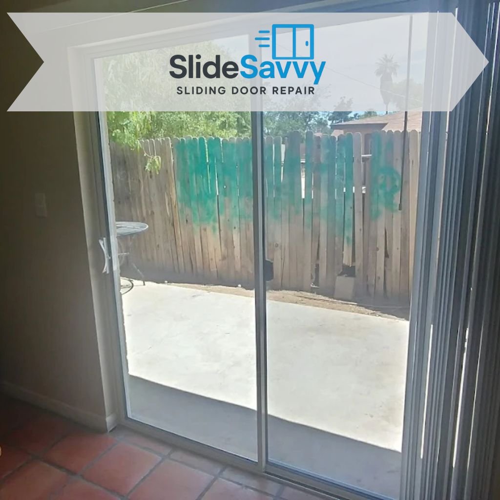 Davie off track sliding door repair