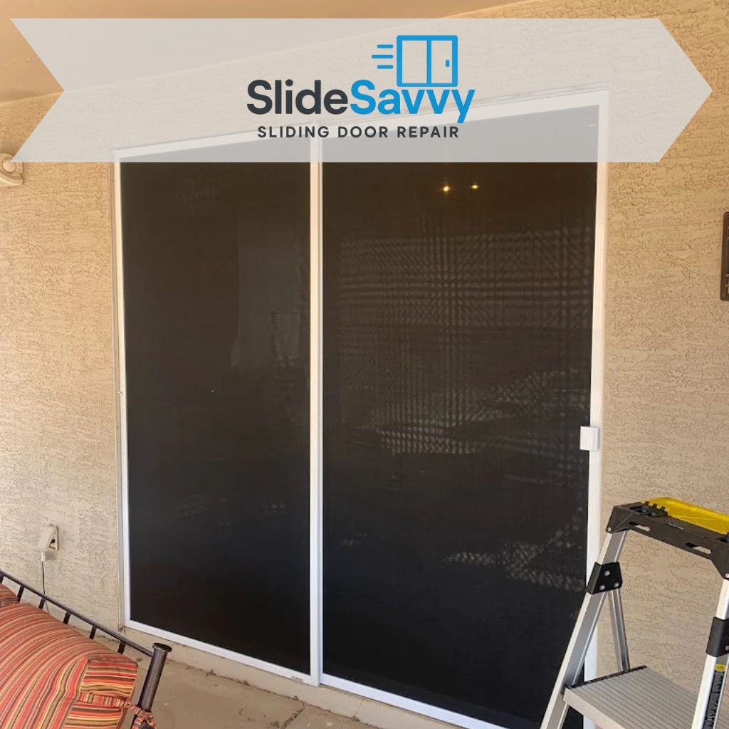 Home sliding door screen installation